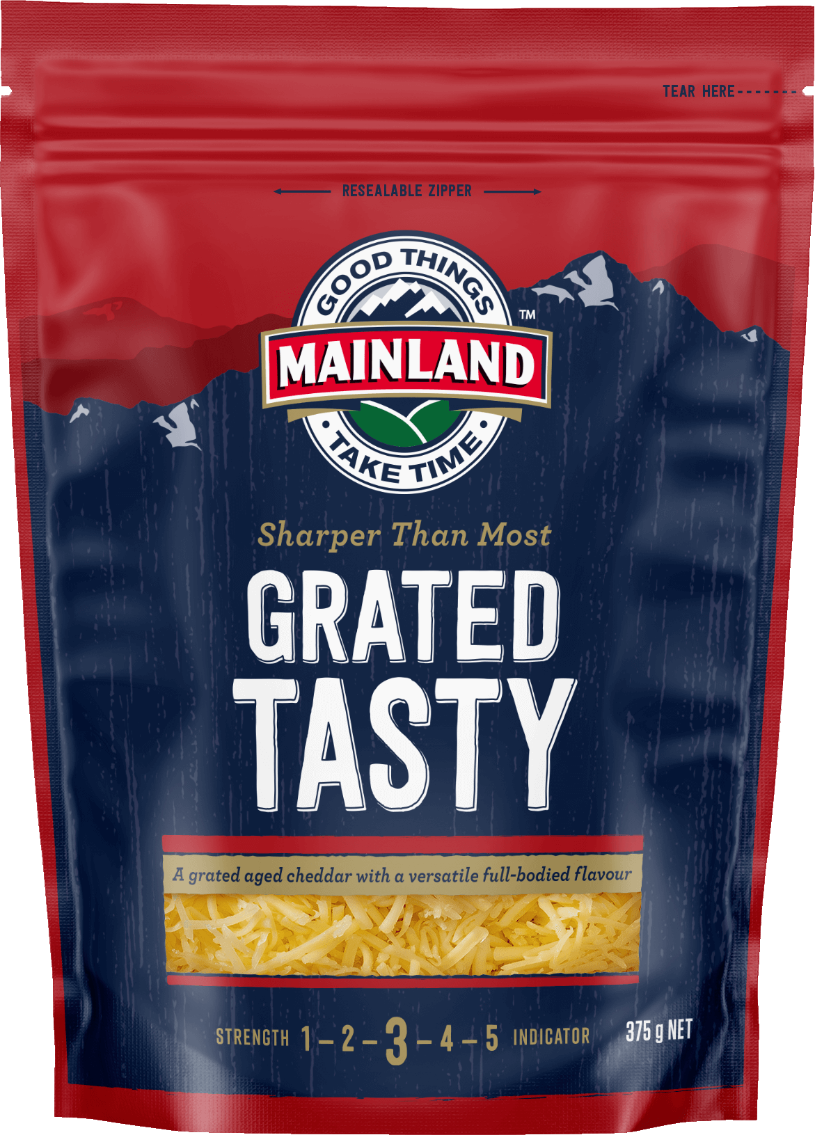 Mainland Tasty Grated Cheese
